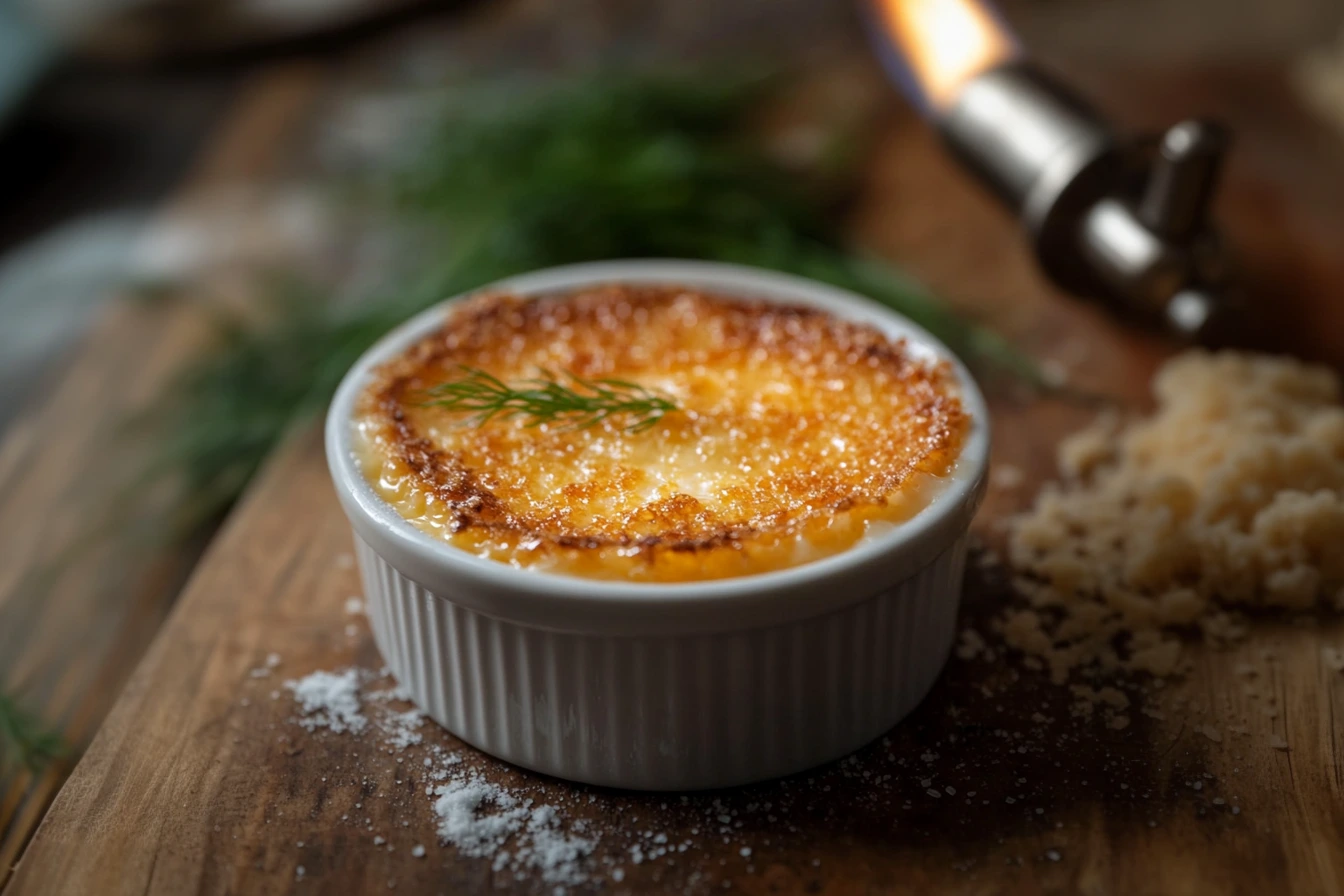 Crab Brûlée recipe