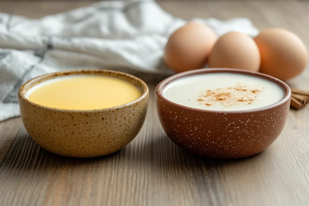 The difference between crème brûlée and custard 