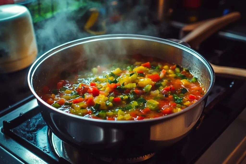 Simmering the Relish