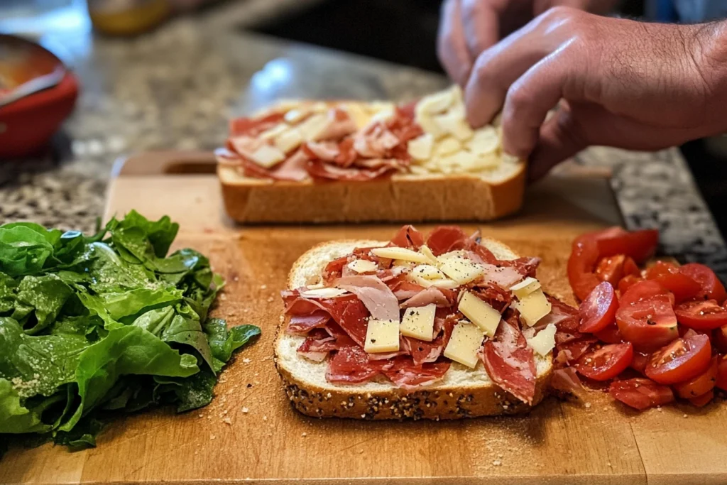 Building the Famous Italian Sandwich