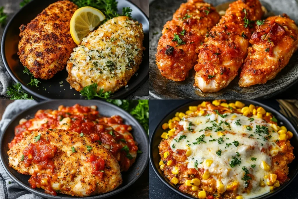 Flavor Variations for Baked Chicken Cutlets