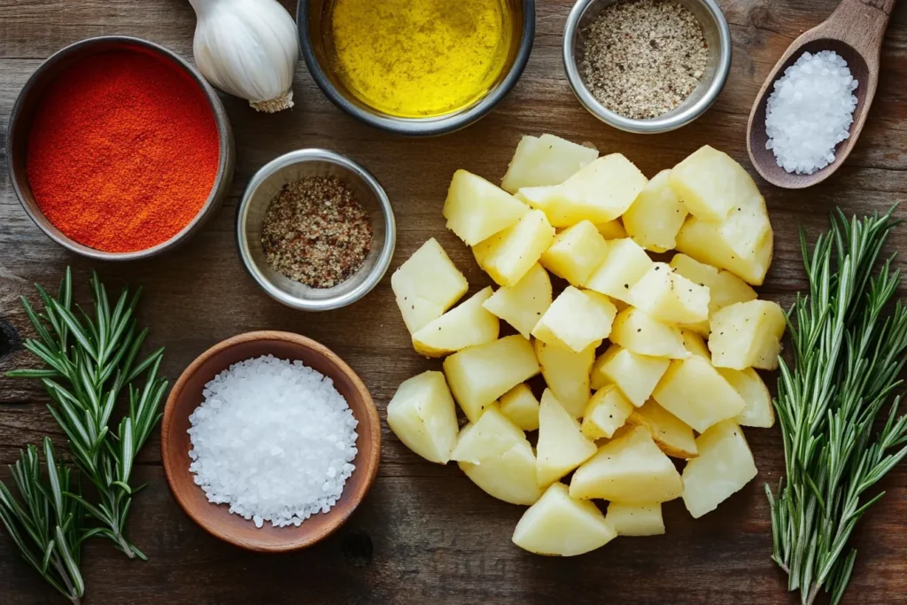 Ingredients You'll Need for Crispy Air Fryer Potatoes