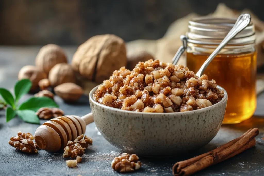 Making the Nutty Filling