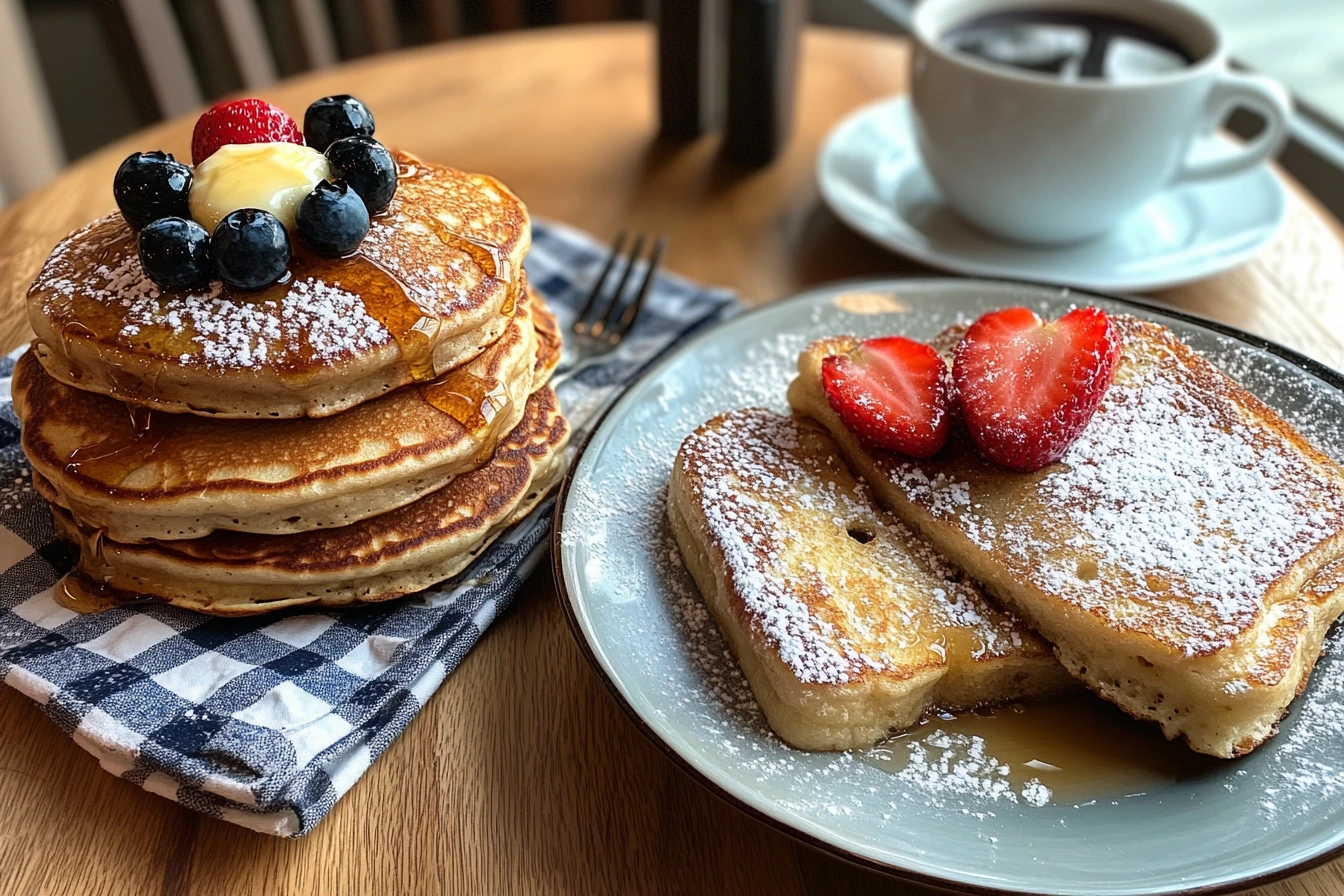 Pancakes and French Toast Differences