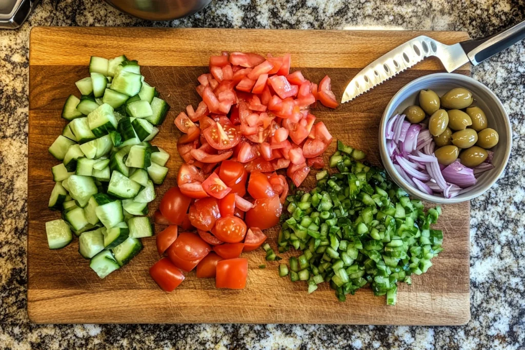 Preparing the Vegetables