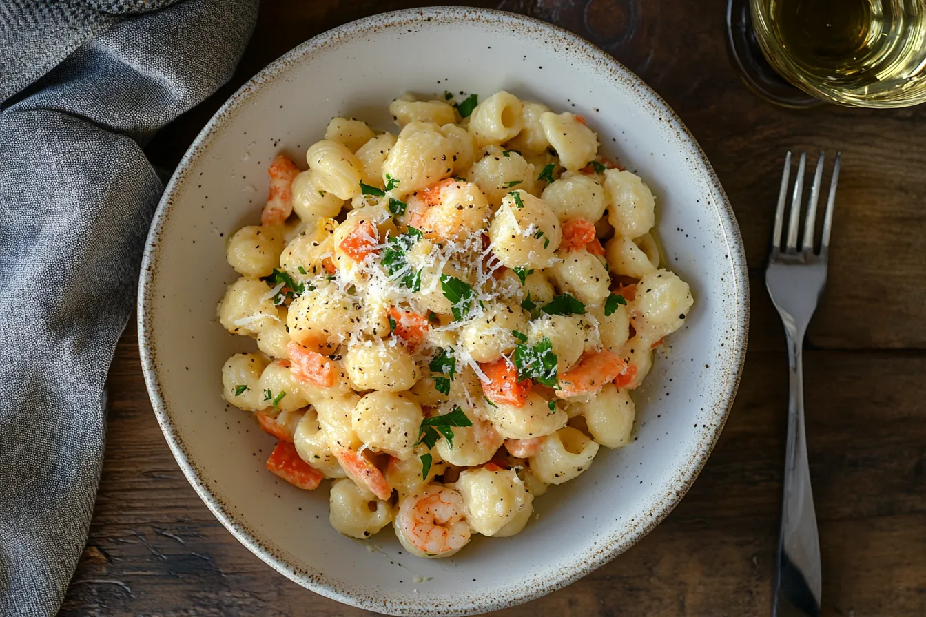 Shrimp Pasta Primavera