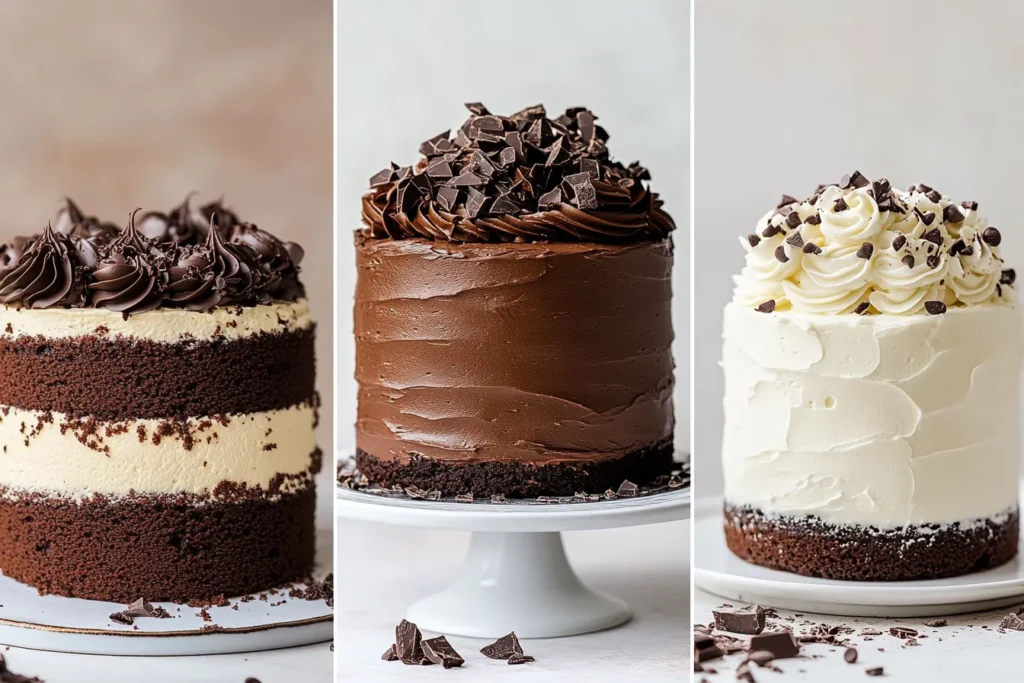 Triple Chocolate Cake Variations