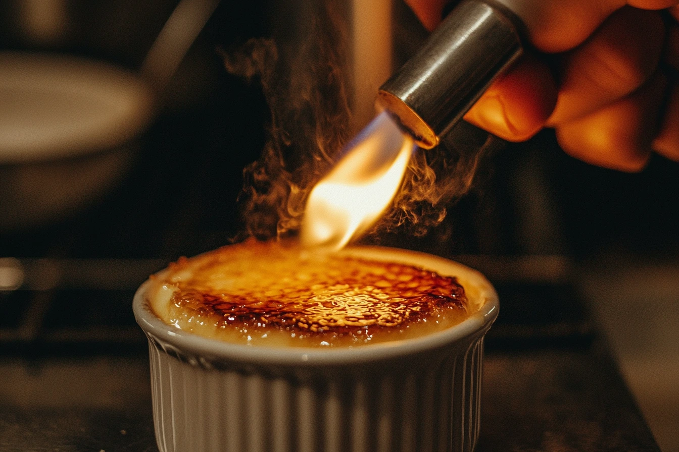 caramelizing Brûlée