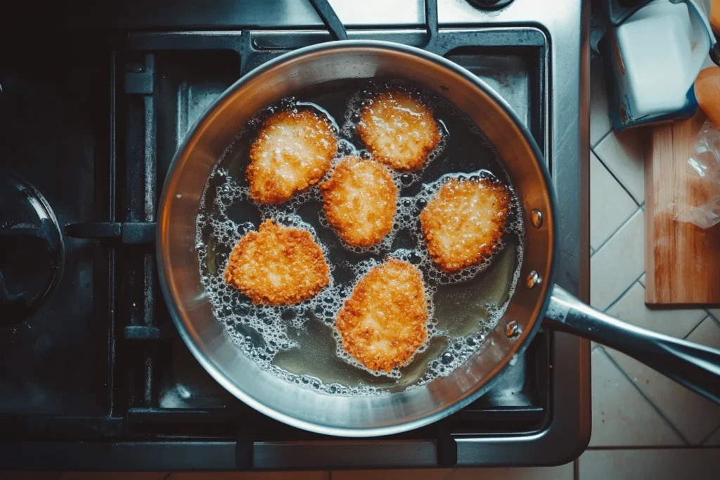 Frying the Chicken