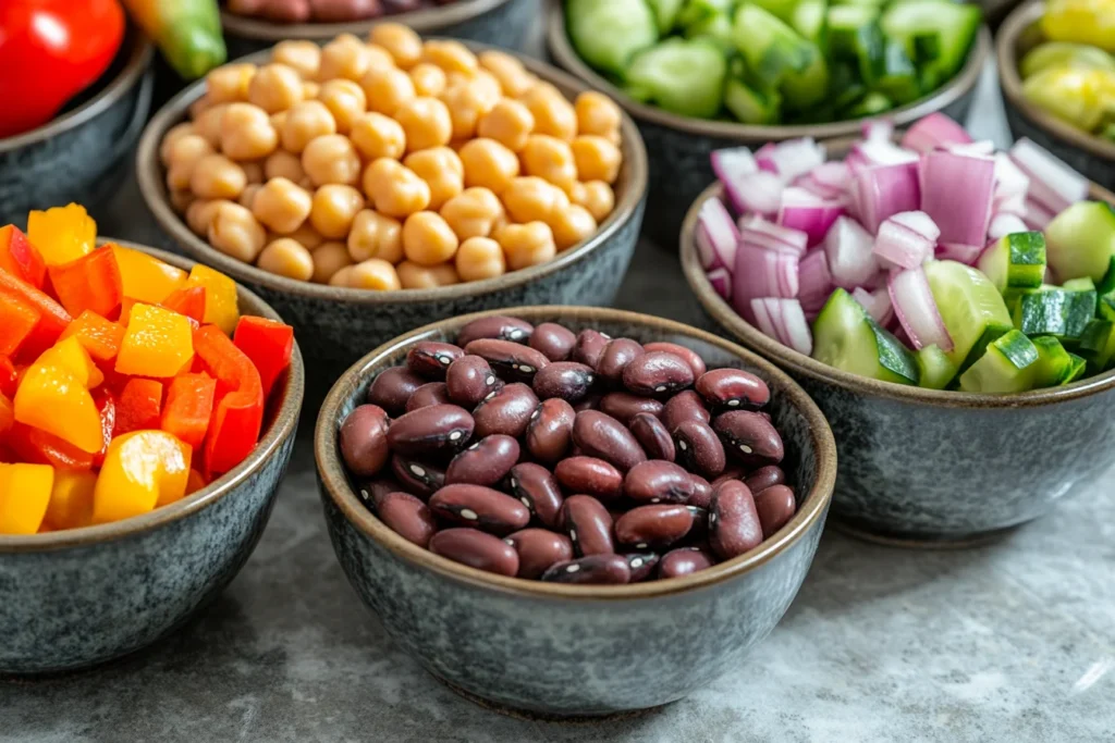 The Bean and Vegetable Ingredients